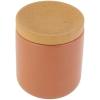 image:imageCeramic and Cork Breathable Garlic Keeper to Allow Air Flor for Freshness Stackable Space Saving Cork Lid Natural Cork and Red CeramicTerra Cotta