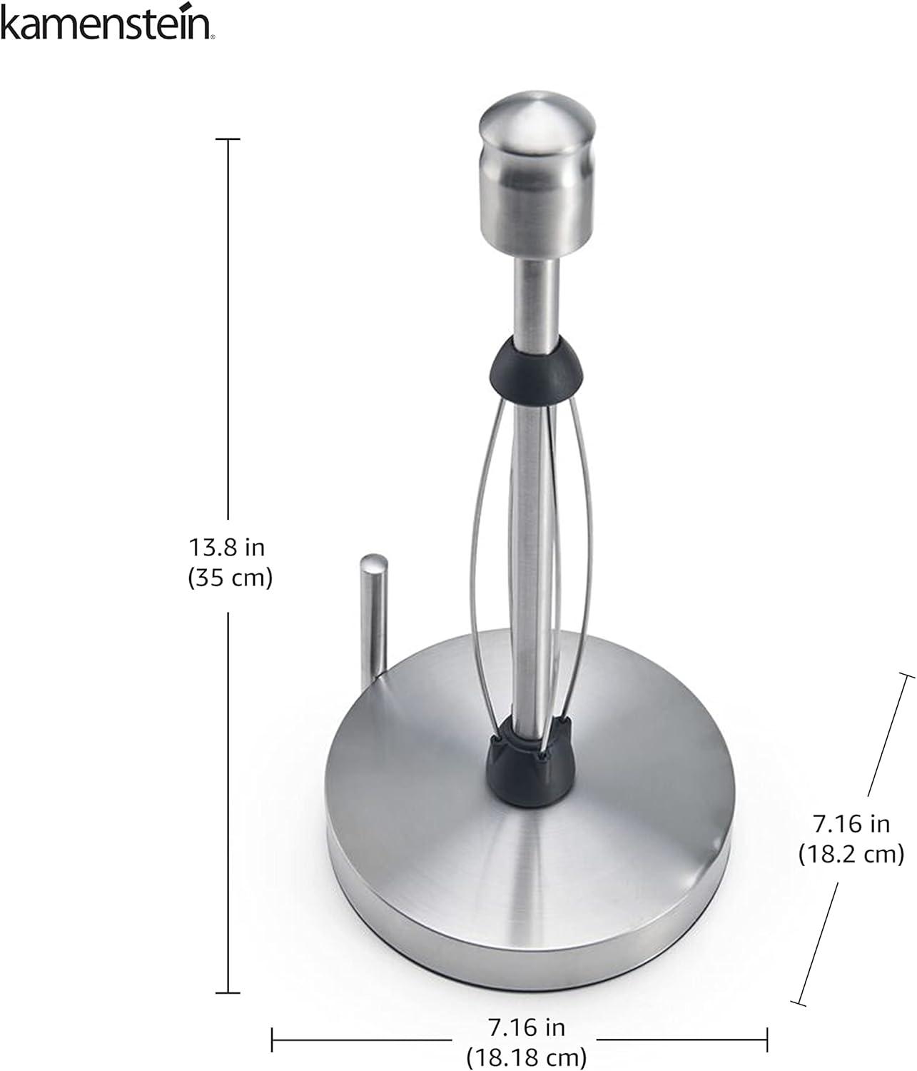 image:imageKamenstein 5114965 Perfect Tear Paper Towel Holder 13Inch Dark BrownSilver 2