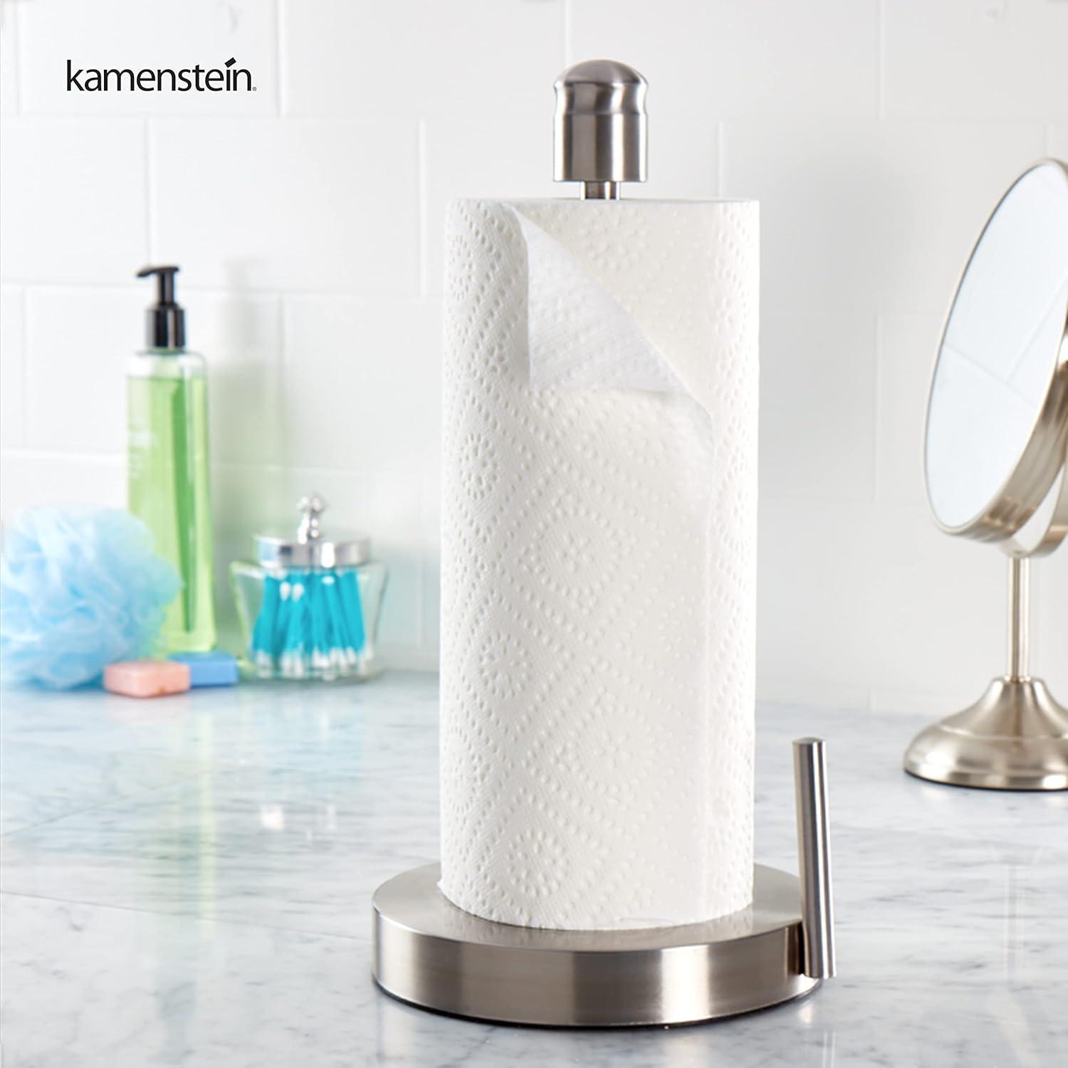 image:imageKamenstein 5114965 Perfect Tear Paper Towel Holder 13Inch Dark BrownSilver 2