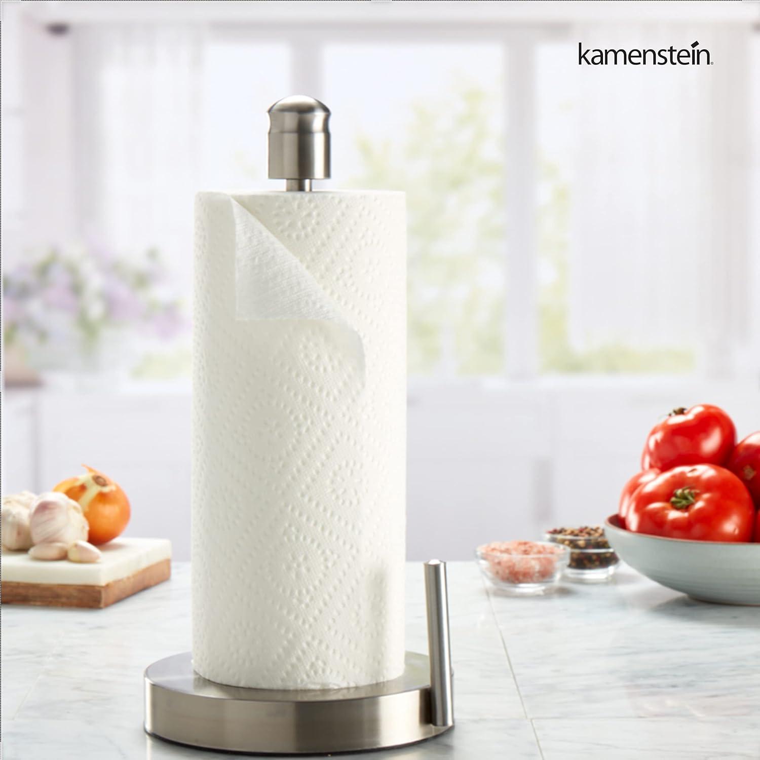 image:imageKamenstein 5114965 Perfect Tear Paper Towel Holder 13Inch Dark BrownSilver 2