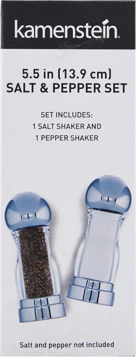 image:imageKamenstein Chrome Salt and Pepper Shaker Set 55inch