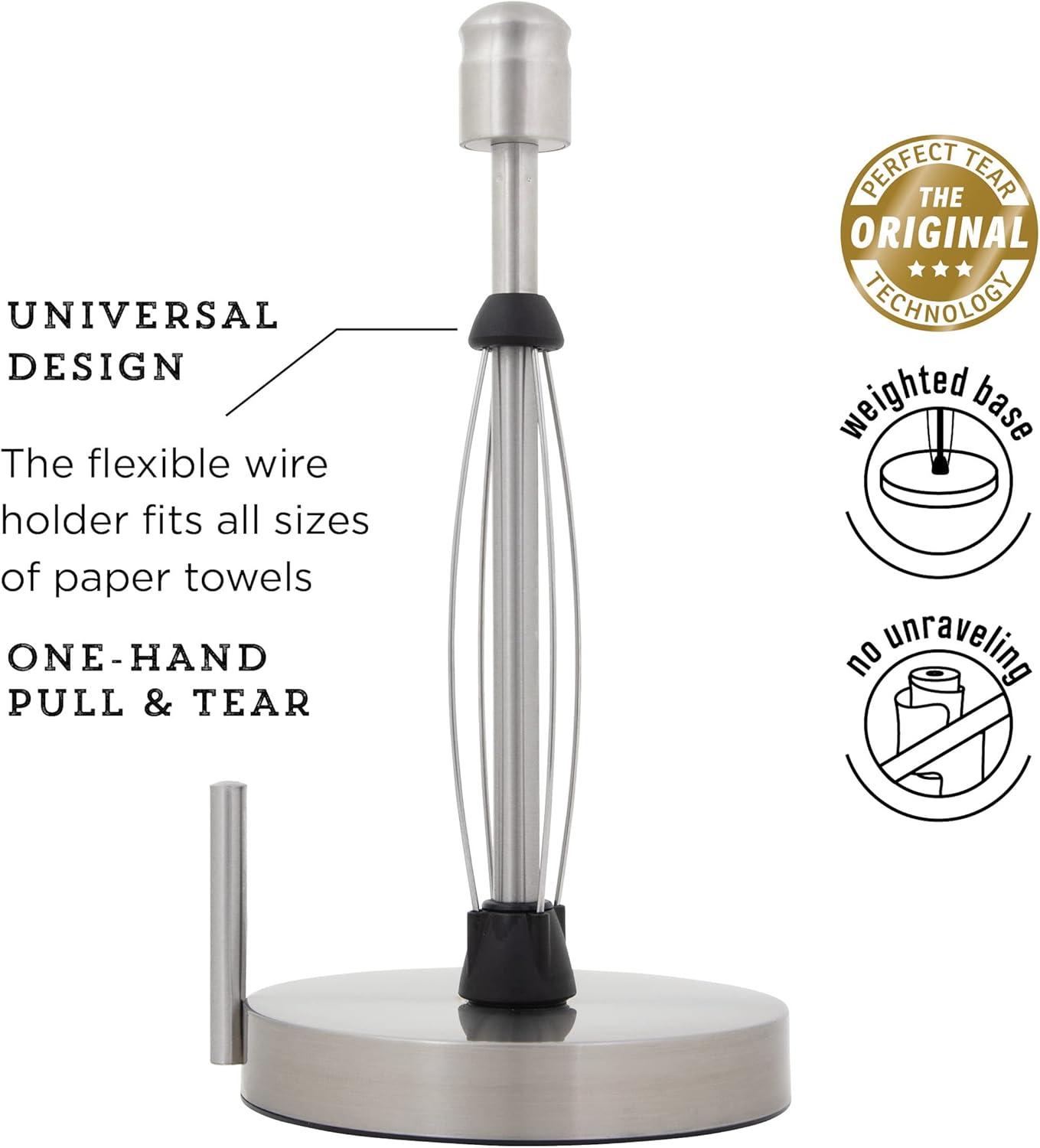 image:imageKamenstein Perfect Tear Paper Towel Holder 13Inch Silver