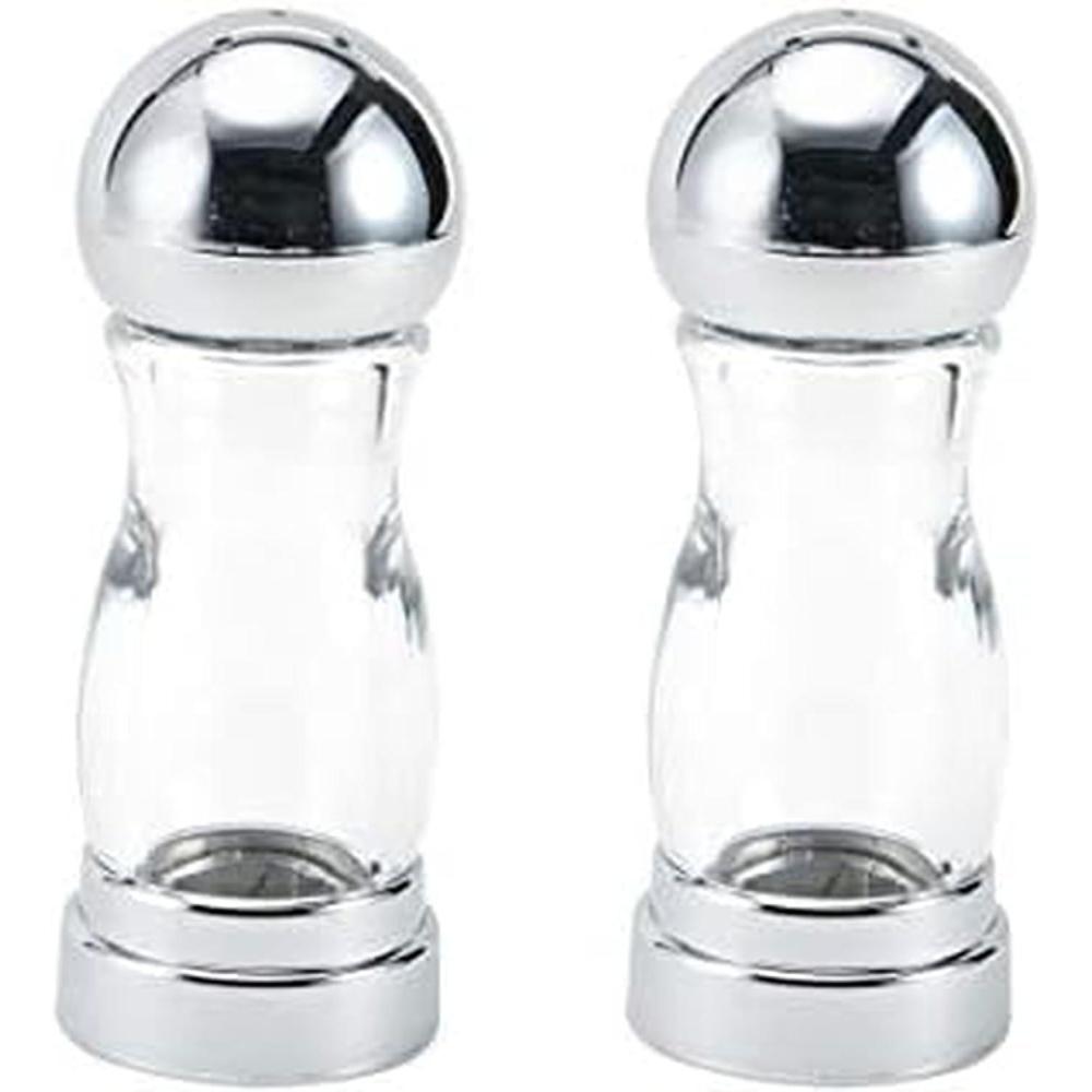 image:imageKamenstein Chrome Salt and Pepper Shaker Set 55inch