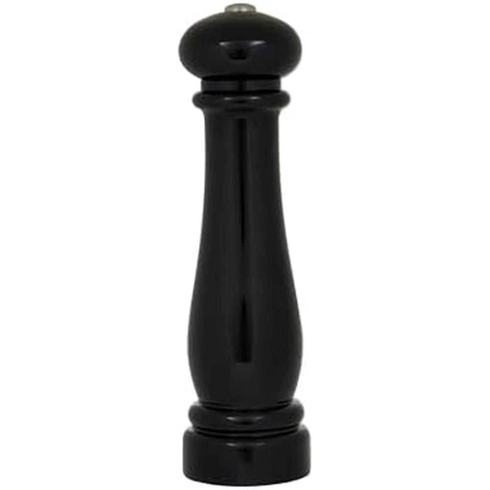 image:imageKamenstein Traditional Glossy Battery Operated Grinder for Salt or Peppercorns Easy to Use with One Handed Push of a Button Runs on Batteries batteries not Included 10in BlackBlack
