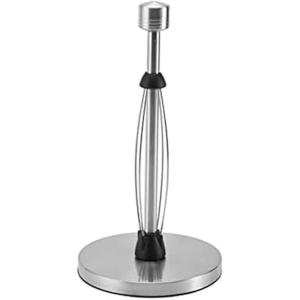 Kamenstein Perfect Tear Low Profile Stainless Steel Countertop Paper Towel Holder, One Handed Pull, No Unraveling, Weighted Base to Prevent Tipping, 13 Inch(7.28″W x 7.28″H)