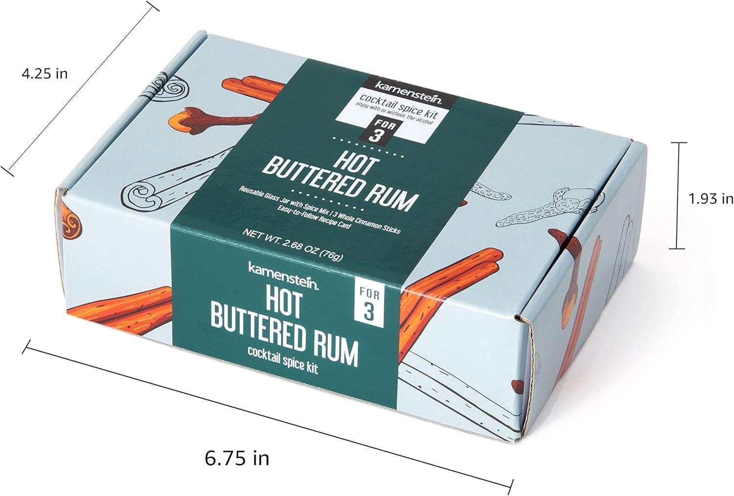 image:imageKamenstein Mulled Wine Cocktail Set Giftbox Includes Everyting to Make the Perfect Seasonal for 12 Servings Pre Measured Spices Gift Holiday Entertaining or Hosting 675 x 425 x 2InchHot Buttered