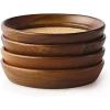 image:imageKamenstein 4 Piece Set Natural Acacia Wood and Cork Stackable Coasters Set of 4