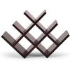 image:imageKamenstein Butterfly Countertop FreeStanding Wooden Wine Rack Dark Brown 8Bottle 8Bottle