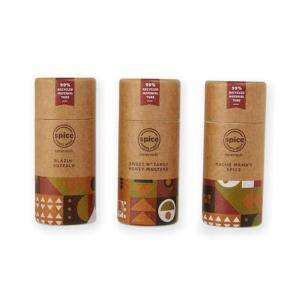 Kamenstein Kraft Paper Spice Tube Set, Packaging made of 99 percent recycled material, with Spices Included, Tex Mex Twist(Tasty Tailgates)