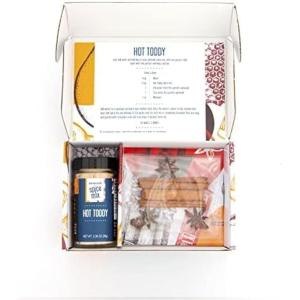 Kamenstein Mulled Wine Cocktail Set, Giftbox Includes Everyting to Make the Perfect Seasonal for 12 Servings, Pre Measured Spices, Gift, Holiday Entertaining or Hosting, 6.75 x 4.25 x 2-Inch(Hot Toddy)